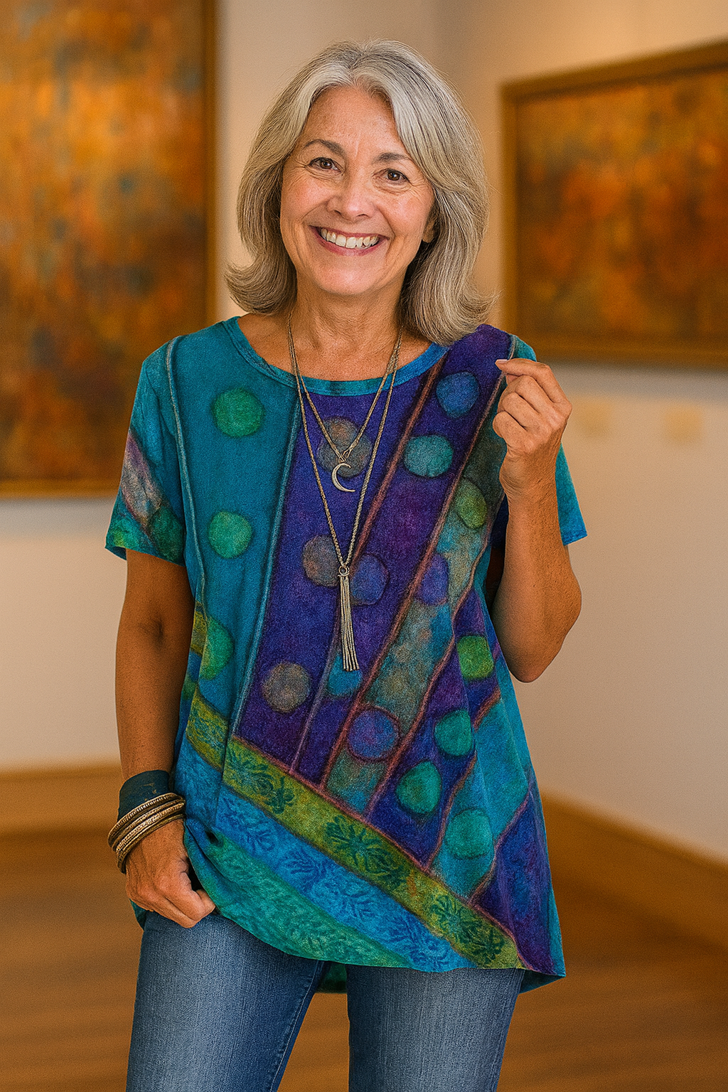 Calla | Artistic Top – Flows Gently, Flatters Beautifully