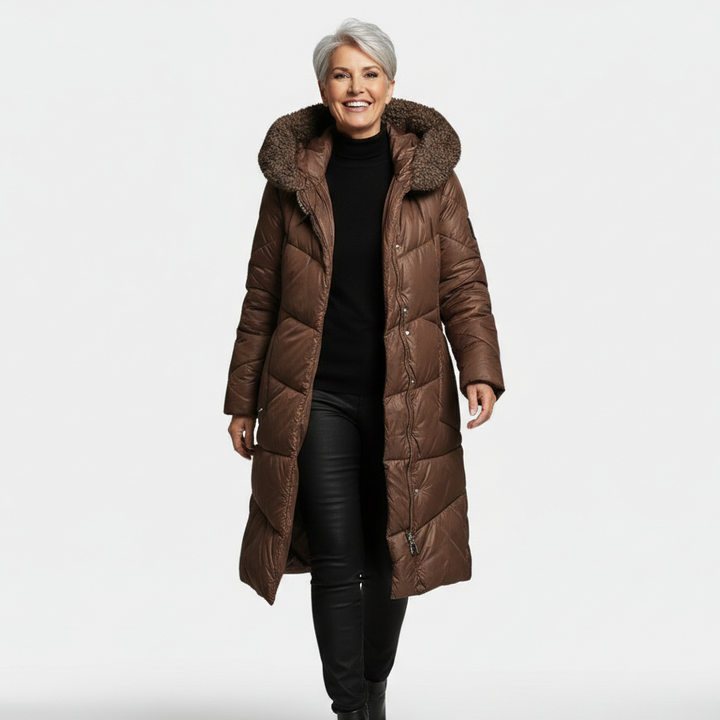 Naomi™ - Long Quilted Winter Coat