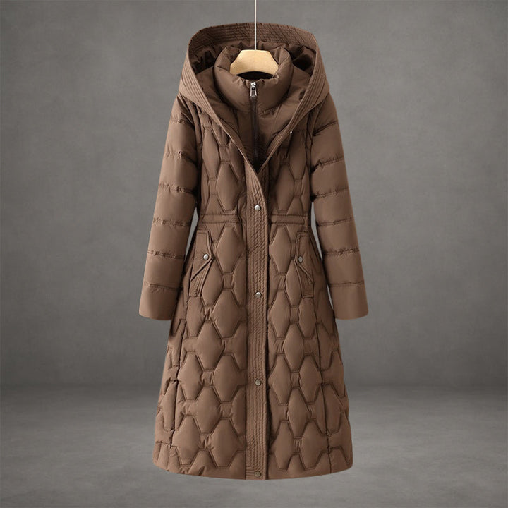 Olivia™ | Longline Hooded Down Coat