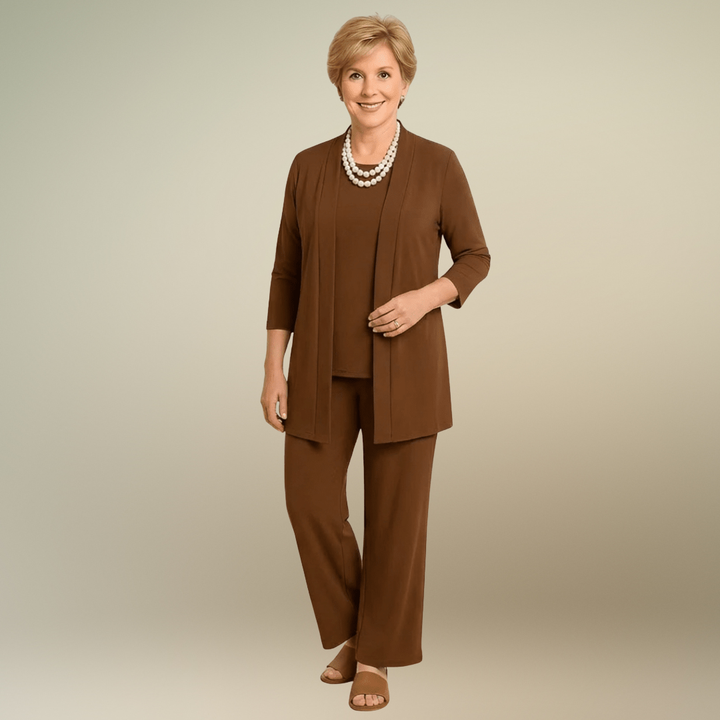 Rosy Cardigan, Top & Pants Set Bestseller